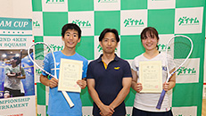 ⑥選手権男女優勝