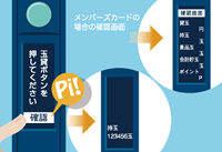 4.画面の「確認」にタッチすると、記録されている玉数が表示されます。