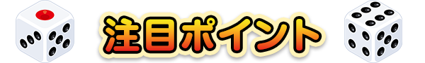 注目ポイント