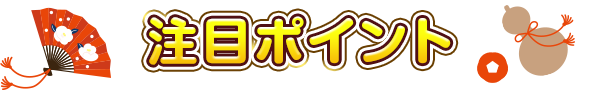 注目ポイント