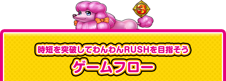 時短を突破してわんわんRUSHを目指そう ゲームフロー