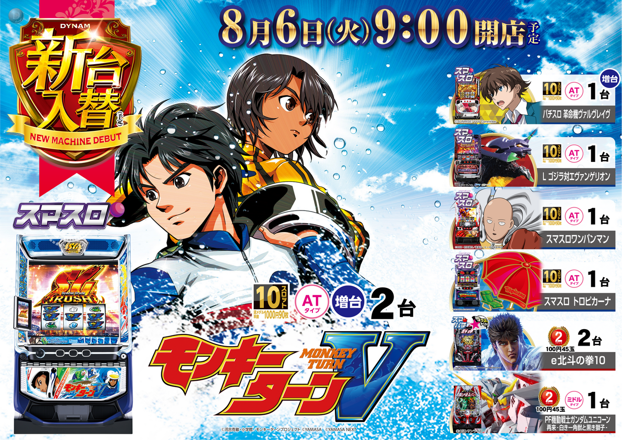 ダイナムTOPダイナム 山口宇部店（うべ） ゆったり館店舗TOP
