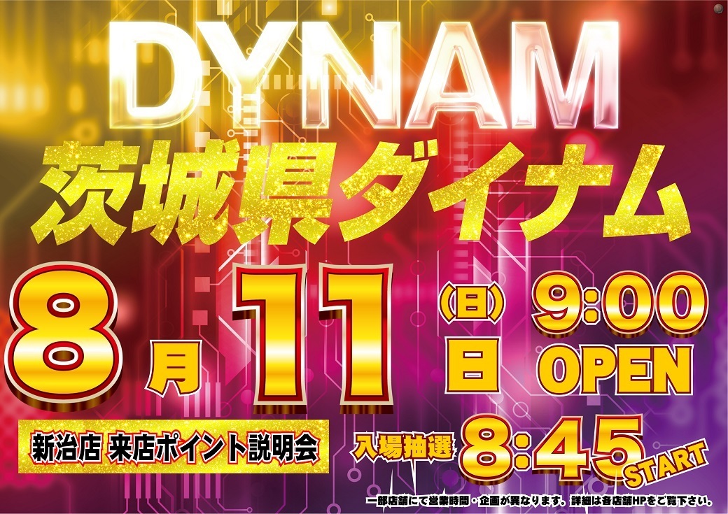 ダイナム新治店 | P-WORLD