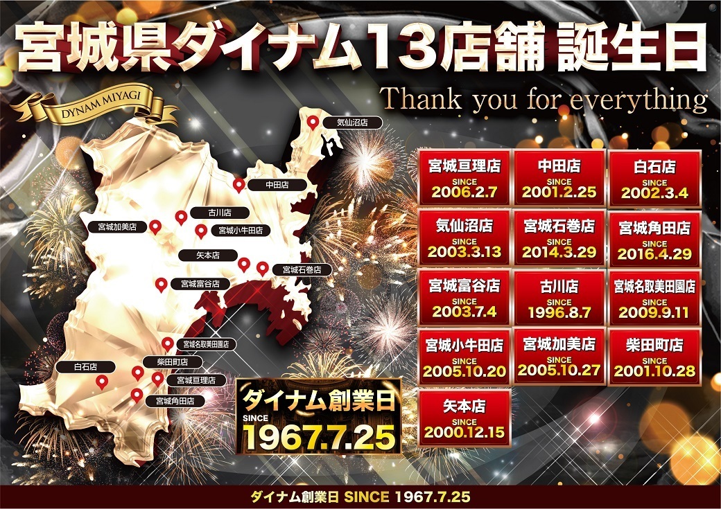 最新情報公開中!】ダイナム柴田町店 ゆったり館 | 柴田郡 東船岡駅