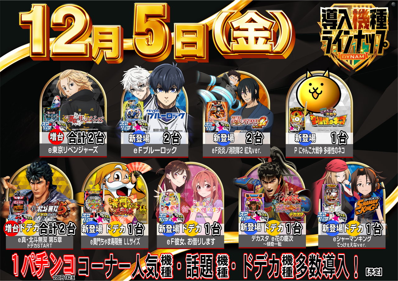 ダイナム児玉店 | P-WORLD