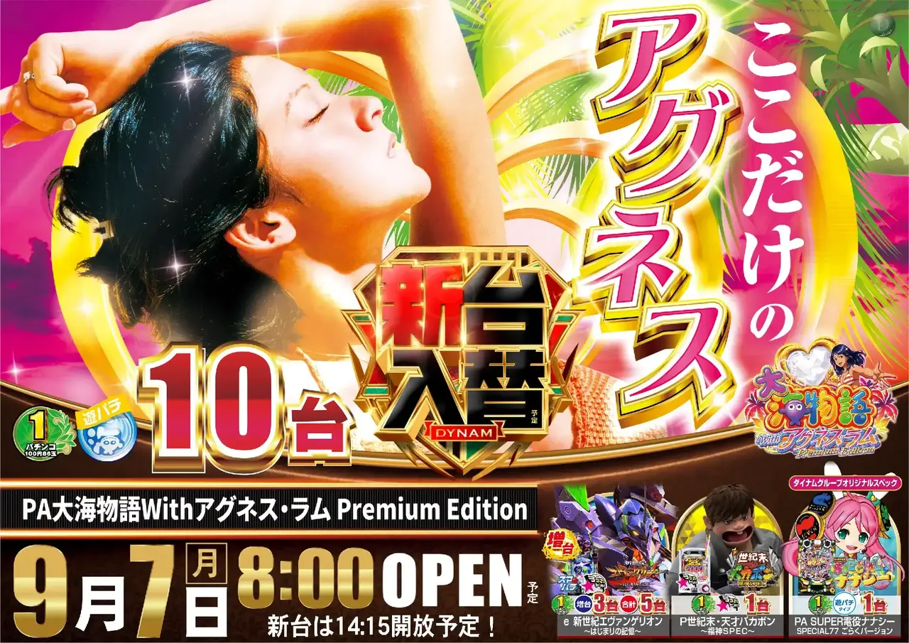 ダイナムTOPダイナム 宮城角田店（かくだ） ゆったり館店舗TOP